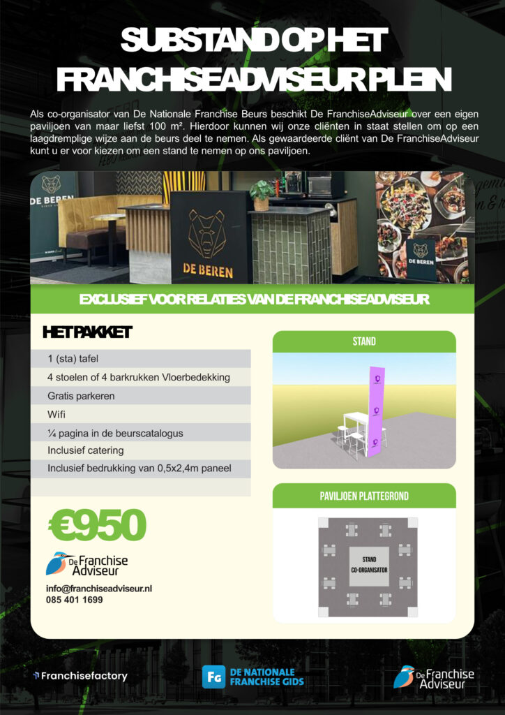 De FranchiseAdviseur Plein Substand 2023.2