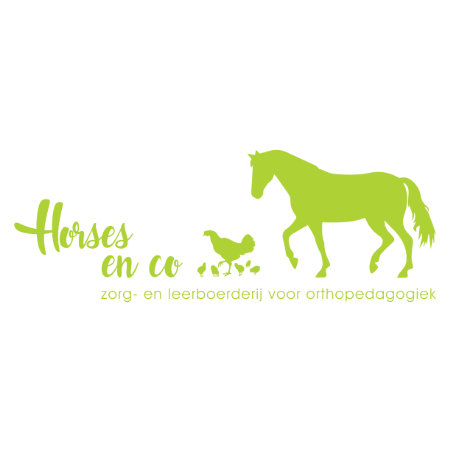 Logo Horses en co Zorg en leerboerderij voor orthopedagogiek