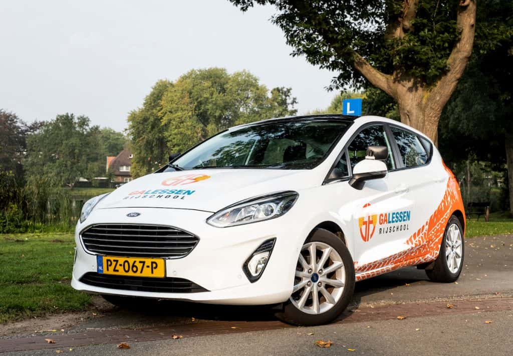 Foto van de les auto